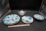 Royal Norfolks Paisley Plates, Sugar Bowl