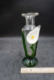 Blown Glass Flower Vase