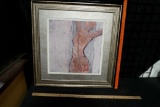 Framed Woman Art Picture