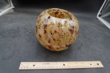Blown Glass Neutral Shades Vase