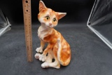 Orange Cat Sculpture
