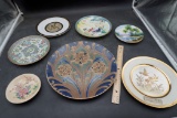Assorted Painted Plates - Chokin & Others