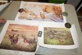 3 - Pheasant & Prairie Chicken Prints By Jan Wiedmeier