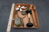 Spurs, Faucet Handle, Wooden Tool, Door Knob