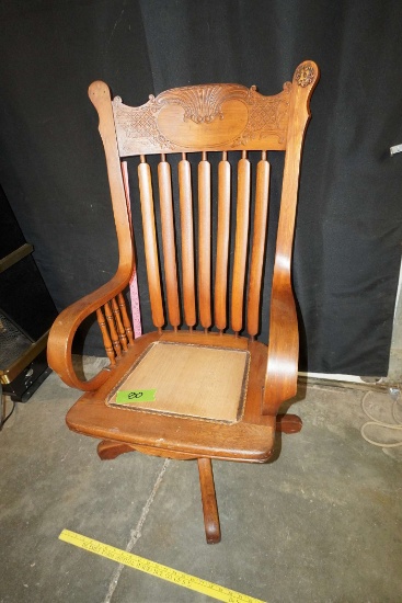 Wooden Office Chair