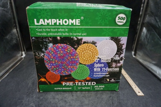 Lamphome 12" Super Bright Sphere (Red)