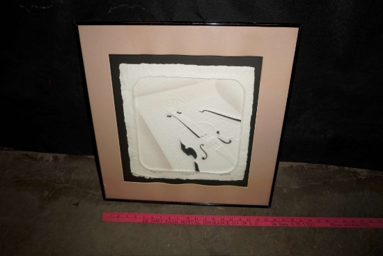 Framed Picture "Sonata" By Wess