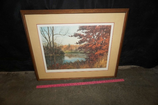 Framed Picture "October Memories" By Russell Norberg