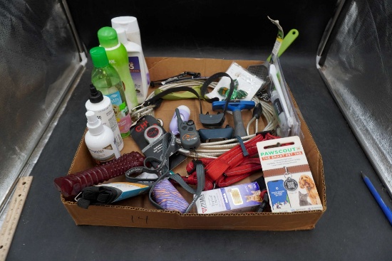 Dog Training Collars, Combs, Cable, Sifting Scoop, Pet Tags, Toy Bone, Cream, Pet Bath Soap