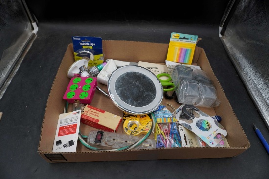 Mirror, Chip Clip, Tape, Push Pins, Pop Socket, Power Strip & Nail Polish