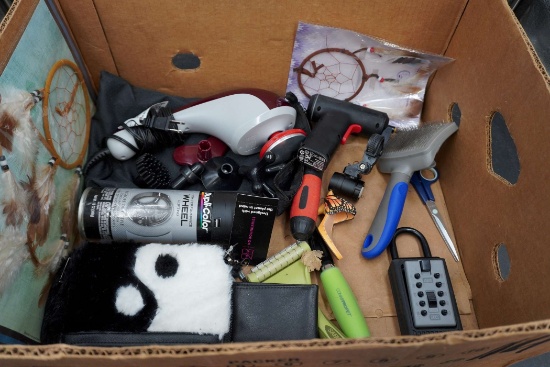 Pet Brush, Wheel Spray, Wallets, Tools, Dream Catchers