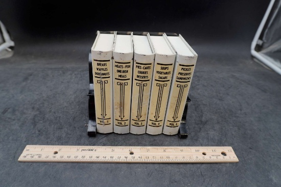 Hidden Compartment 5 Baking Book W/ Bookends