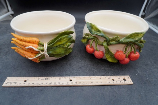 2 - 1999 Eva Gordon Carrot & Radish Bowls