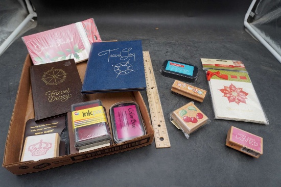 Travel Logs & Diaries, Cards, Rubber Stamps & Ink Pads
