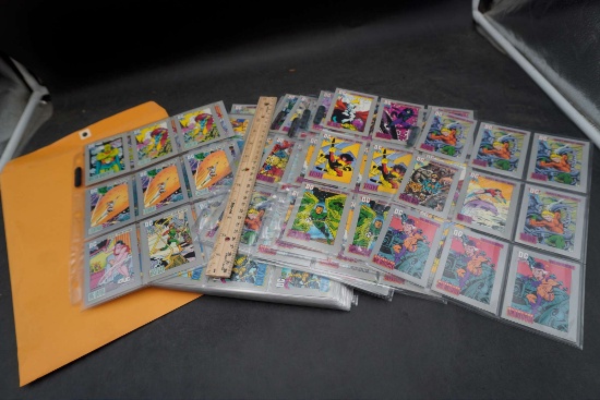 31 - Sheets Of 9 1991 D.C. Super Hero Cards