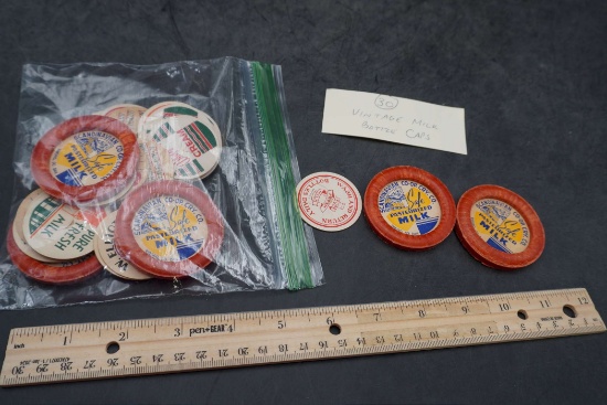30 - Vintage Milk Bottle Caps