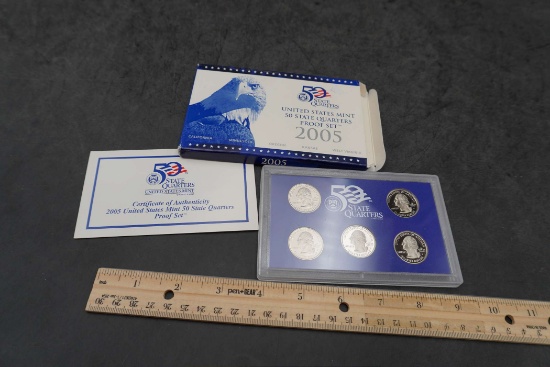2005 United States Mint 50 States Quarters Proof Set