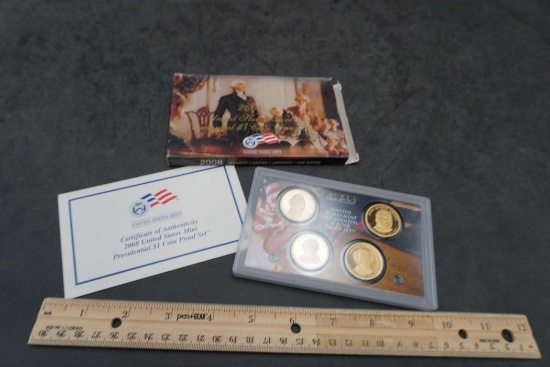 2008 United States Mint Presidential $1 Coin Proof Set