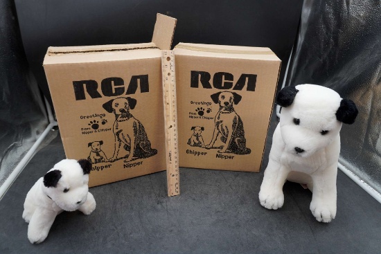R.C.A. Stuffies - Nipper & Chipper
