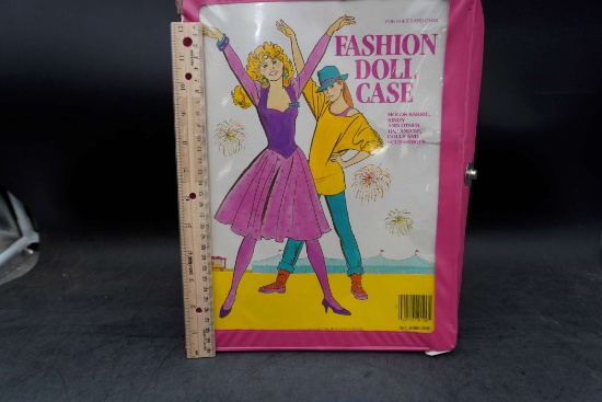 Fashion Doll Case W/ Dolls, Bike & Accessories Inside
