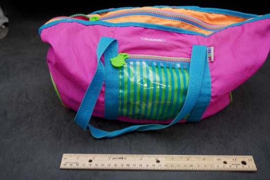 Multi-Colored Bag W/ Doll Clothes, Accessories & Toys