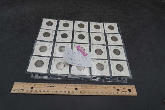 20 - 1900-1912 Liberty "V" Nickels