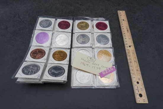40 - Mardi Gras Coins 1967-1979