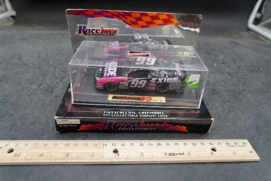 Race Image Jeff Burton 99 Car In Display Case