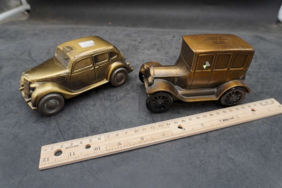 2 - Metal Car Banks