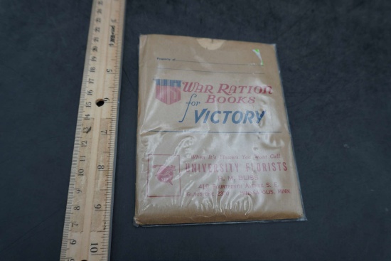 War Ration Books For Victory