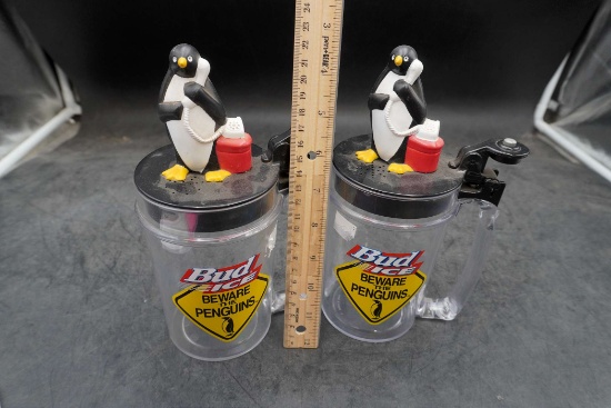 2 - Bud Ice Beware The Penguins Cups