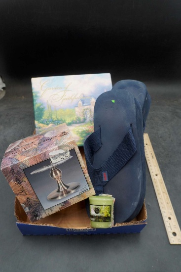Flip-Flops, Candle, Candle Holder & Jewelry Box