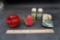 Flower Shakers, Apple, Rose Teapot & Windmill Coin Pouch