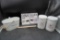 2 Flour Canisters, Grove Co. Bucket, 