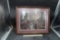 Framed Jesus Sitting W/ Guy Picture