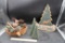 Northwoods Decor - Moose In Canoe, Trees & Welcome Sign