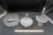 Glass Bowl, Bavaria Candy Dish & Basket W/ Handle