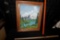 Framed Mountain Painting