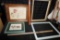 2 Picture Frames, 2 Needlework Pictures