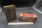 Avon Colt After Shave Decanter & The Book Of Holy Hammered Flask & Shot Glasses Set
