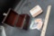 Decorative Box W/ Lighters, Pocket Knife & Soap Dish
