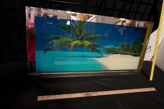 Lighted Beach Landscape Picture (Works)