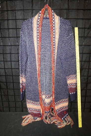 Navy Cardigan (Size X-Large)