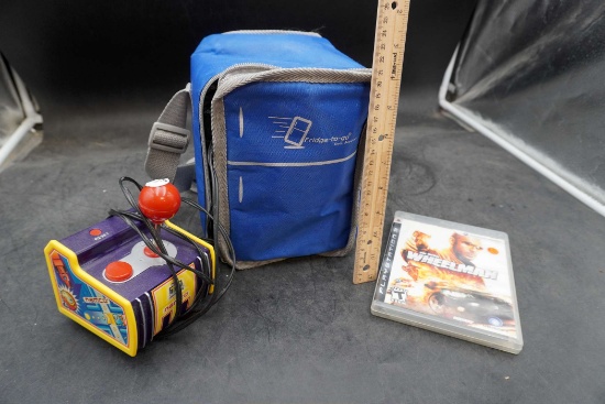 Fridge-To-Go Cooler, Playstation 3 Game & Namco Controller