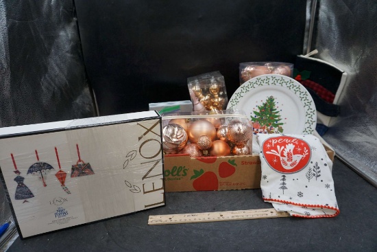 Lenox Mary Poppins Ornaments, Ornaments, Tea Towel, Sign, Stocking & Housewares Plate