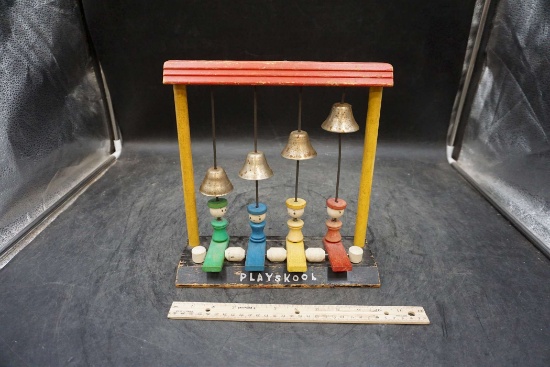 Playskool Wooden Toy W/ Bells