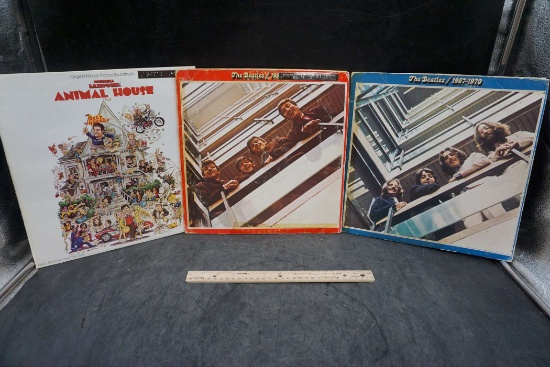 3 Records - The Beatles (2) & Animal House