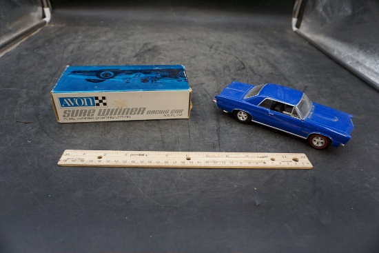 Avon Sure Winner Racing Car Decanter & Welly 1965 Pontiac G.T.O.