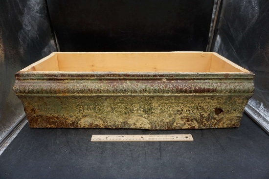Wooden Metal Wrapped Box