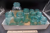 Blue Glass Ball Jars